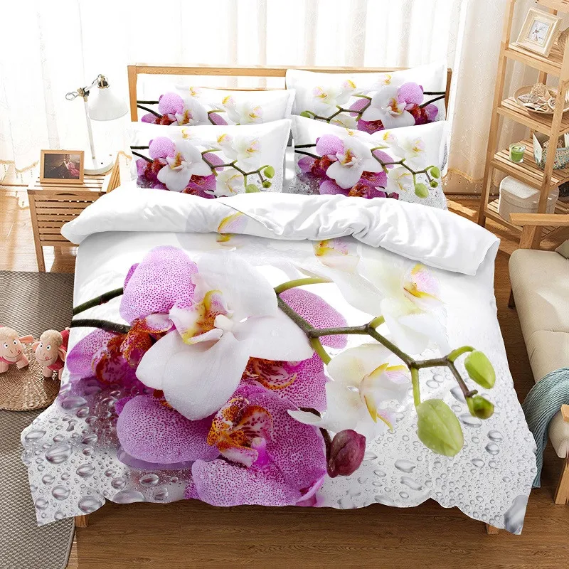 Linen Duvet Cover - Hoa Bộ Chăn Ga Gối Túi