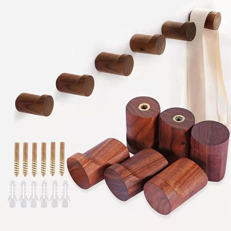 Home Textiles Towel - Beech Wood Black Walnut Hook Modern