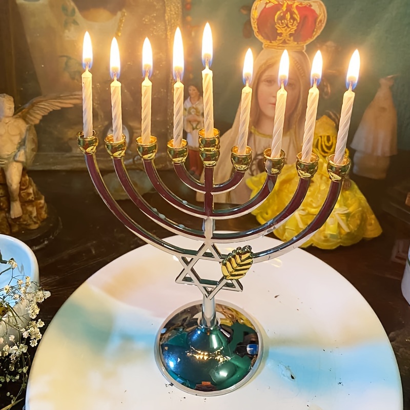 Home & Hotel Textiles Private Limited - Hanukkah Menorah 9 Branch Candle Holder