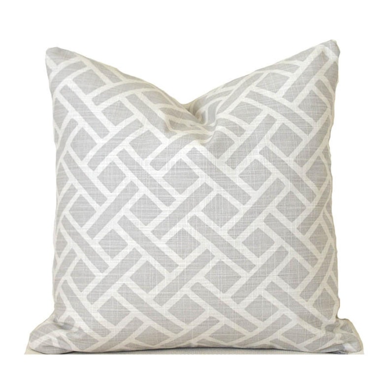 Pillow Cover 20X20 - Throw Pillow Cover, Modern Neutral Cushion