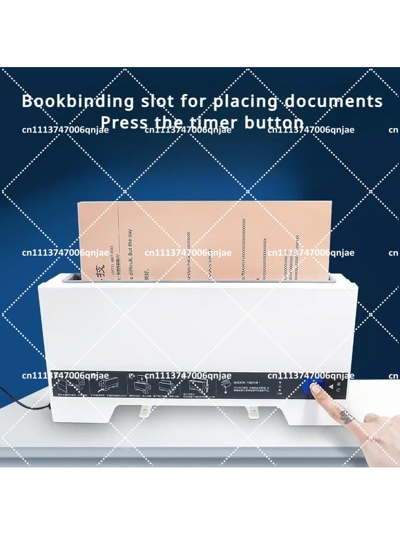 Home Textiles Fabric - A4 110V Hot Melt Binding Machine,