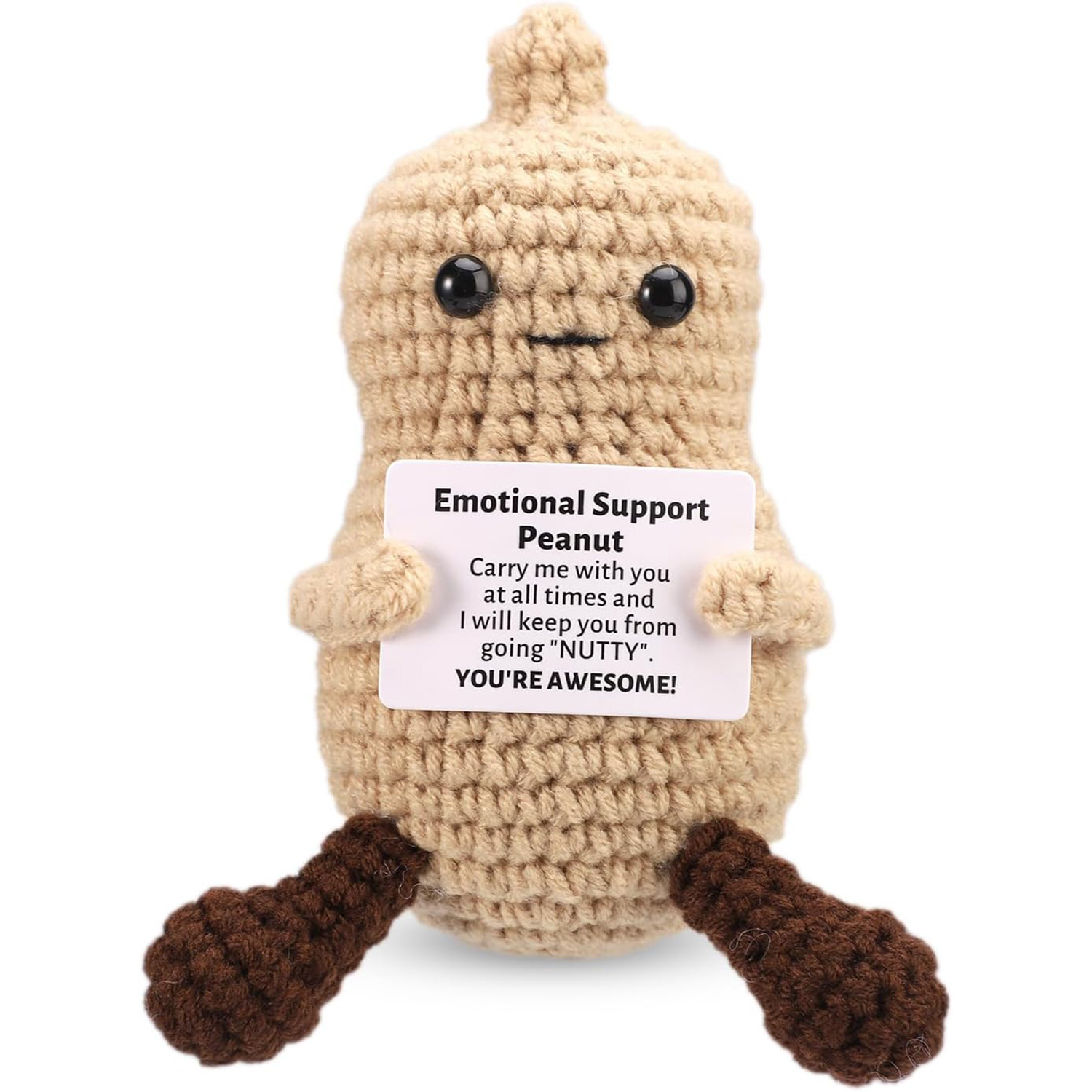 Home Textiles Europe - Funny Crochet Peanut Handmade Ornaments Emotional