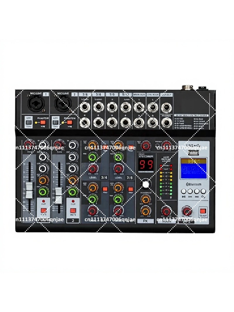 Home Textiles Fabric - Professional Audio Mixer with Built-in Sound
