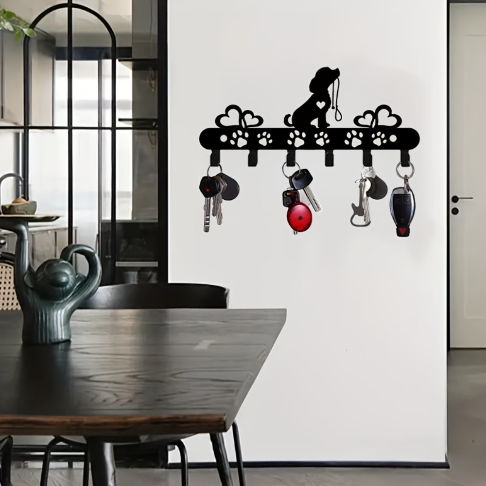 Home Textiles Towel - CIFBUY Dog Metal Wall Hook Key