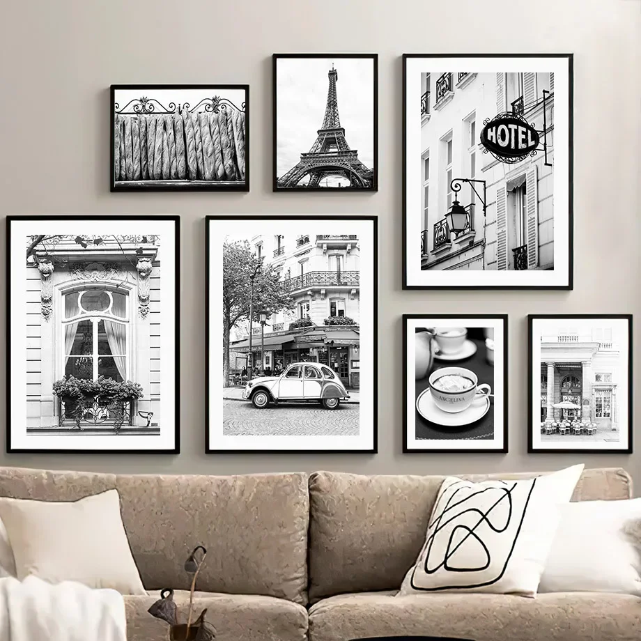 Black White Paris Towel Cafe S - đánh giá và giá Home Textiles Towel