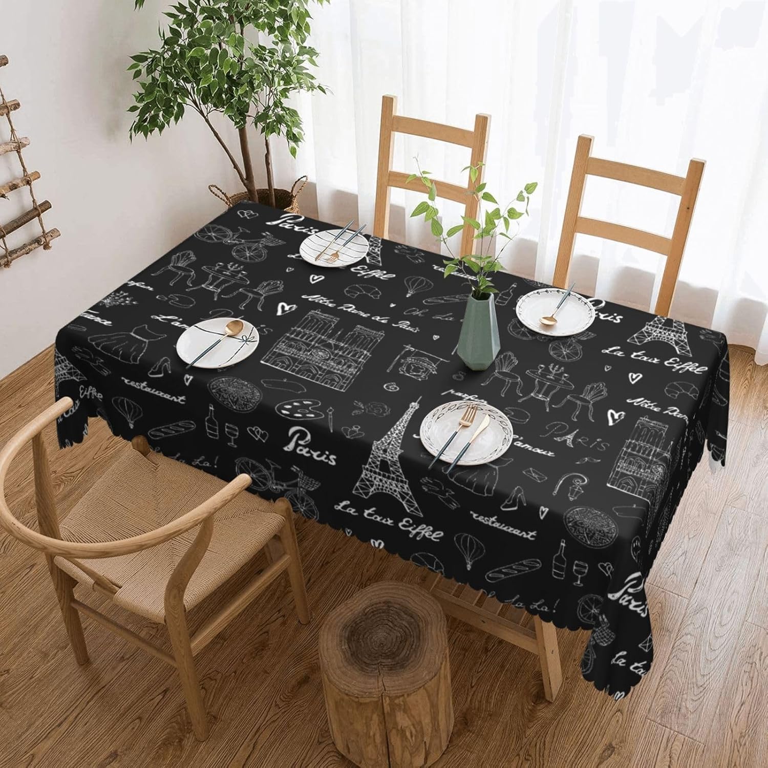 Eiffel Tower Tablecloth France - đánh giá và giá Home Textiles Paris