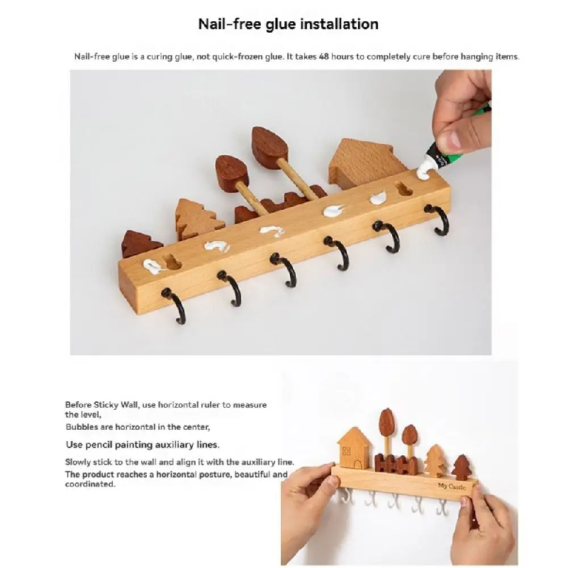 Charming Solid Wood Key Hook R - đánh giá và giá Home Textiles Towel