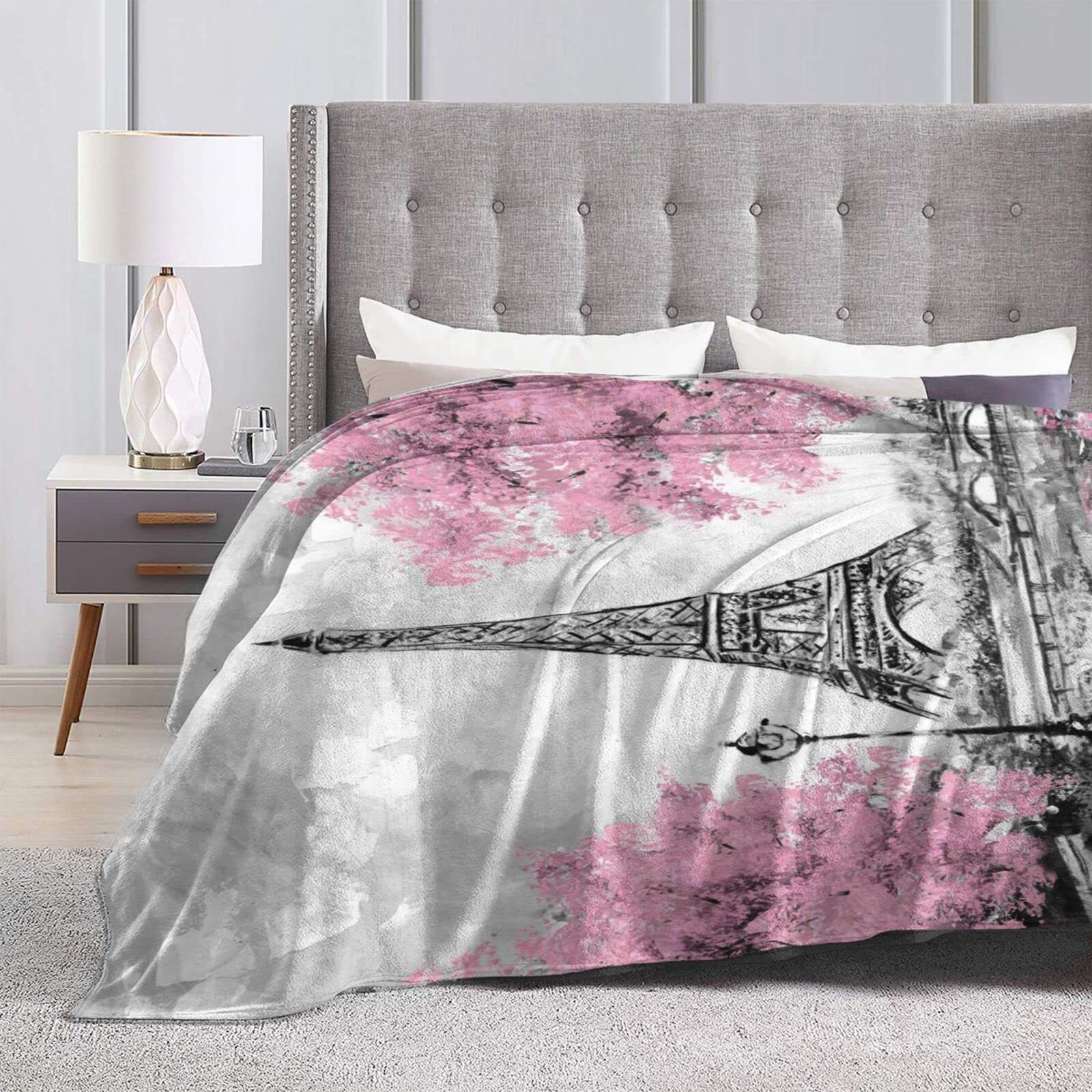 Eiffel Tower in Paris Printed  - đánh giá và giá Home Textiles Paris