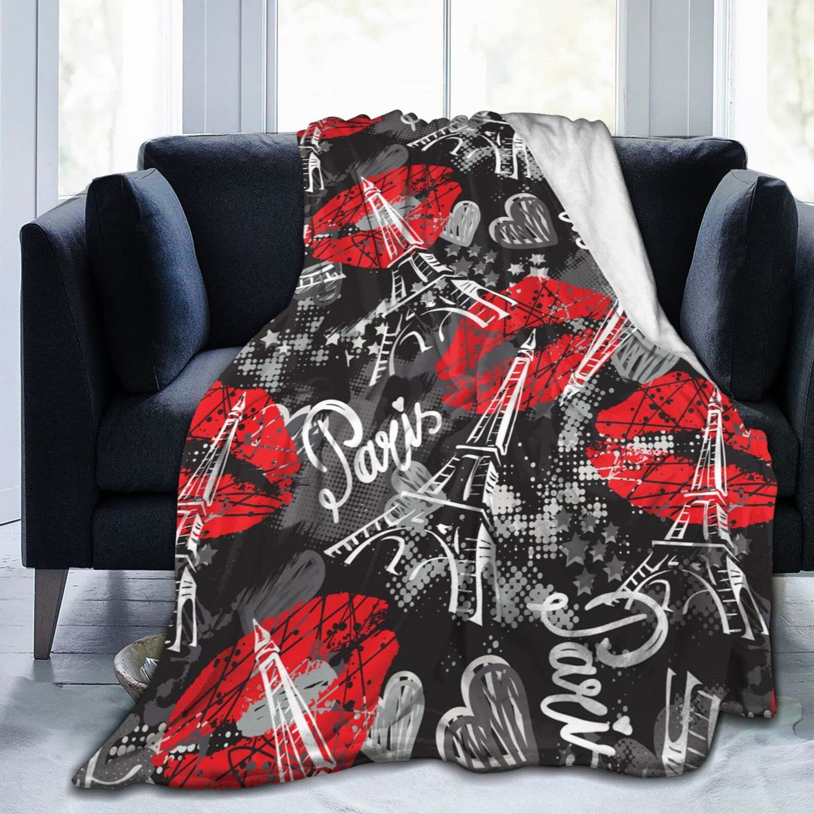 Eiffel Tower in Paris Printed  - đánh giá và giá Home Textiles Paris