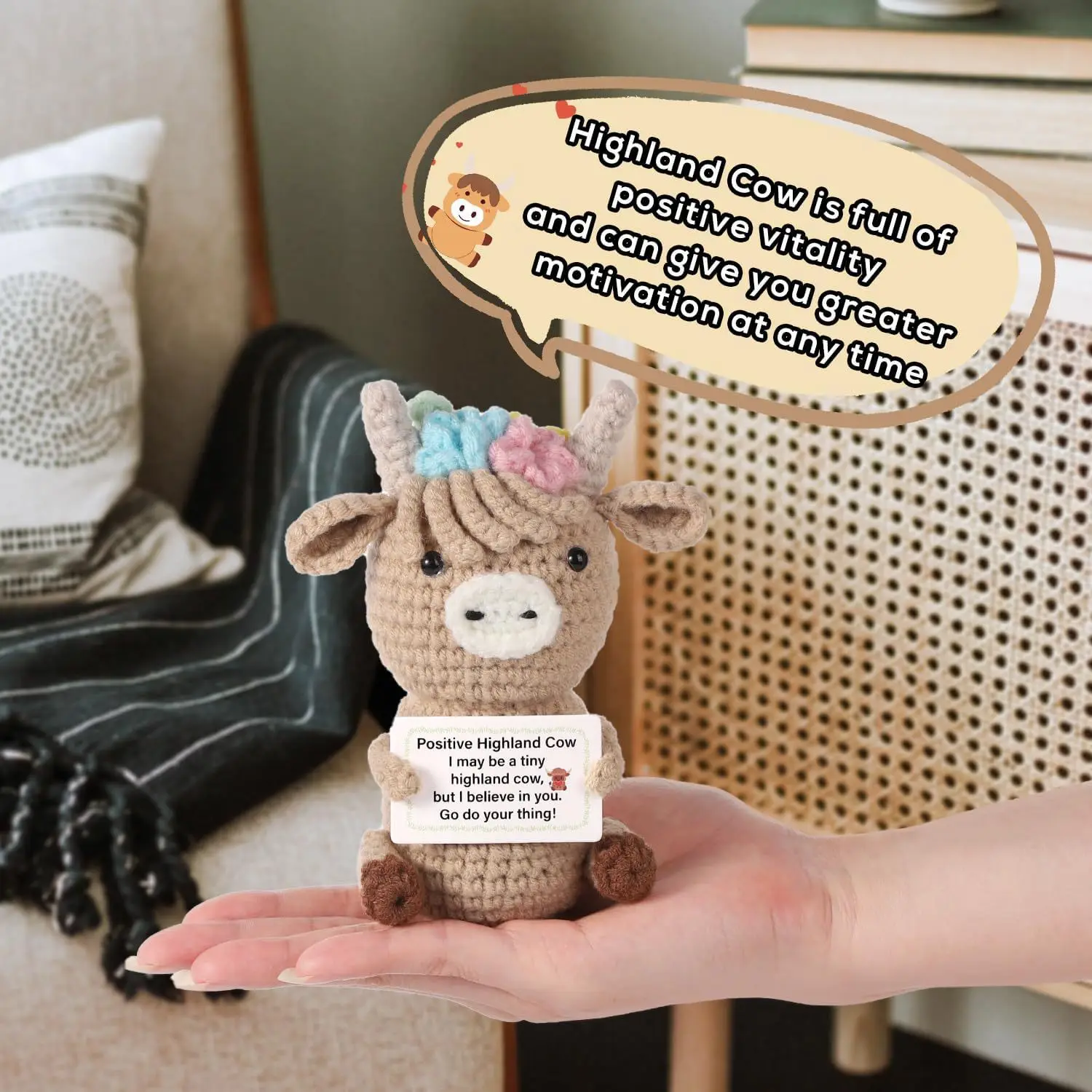 Crochet Emotional Cow Doll Dec - đánh giá và giá Home Textiles Europe