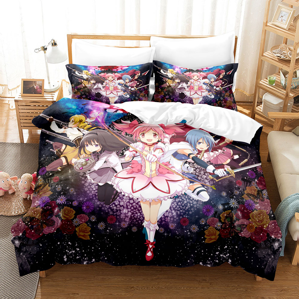 Kawaii Anime Puella Magi Madok - đánh giá và giá Linen Duvet Cover