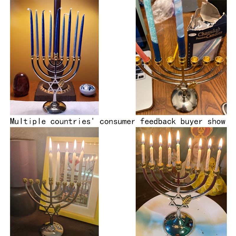 Hanukkah Menorah 9 Branch Cand - đánh giá và giá Home & Hotel Textiles Private Limited