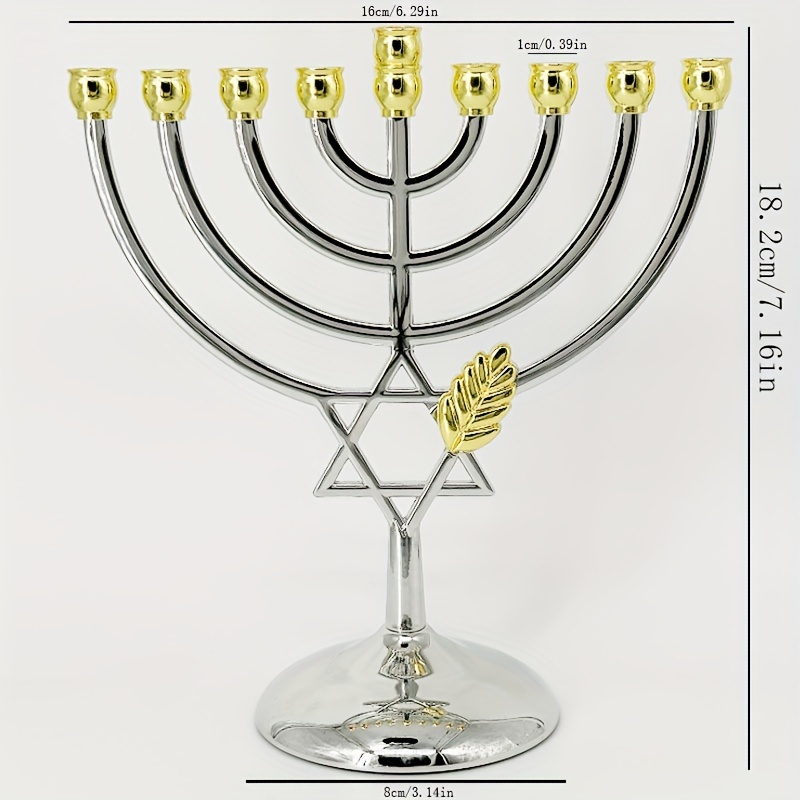 Hanukkah Menorah 9 Branch Cand - đánh giá và giá Home & Hotel Textiles Private Limited