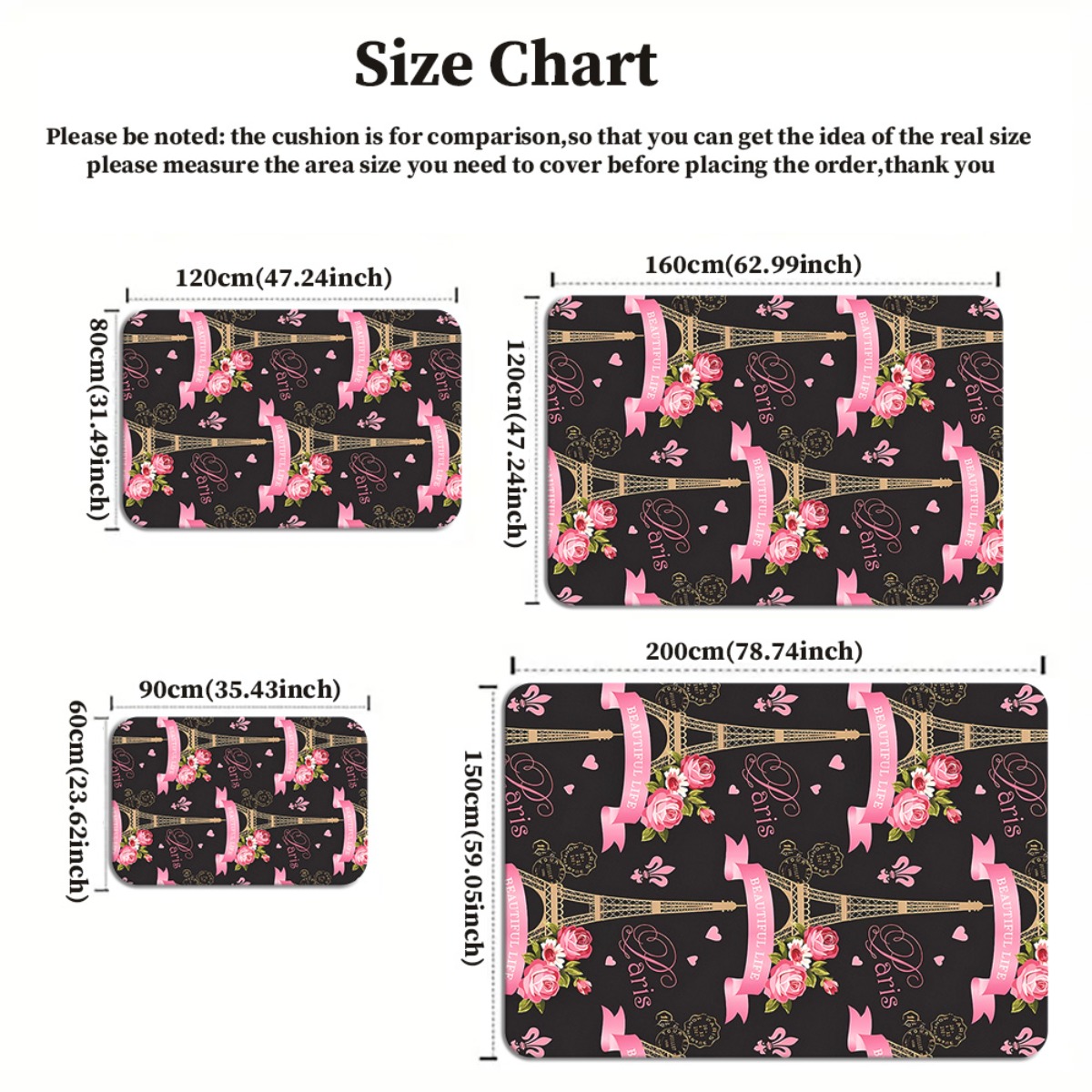 Paris Eiffel Tower Rose Pink C - đánh giá và giá Home Textiles Paris