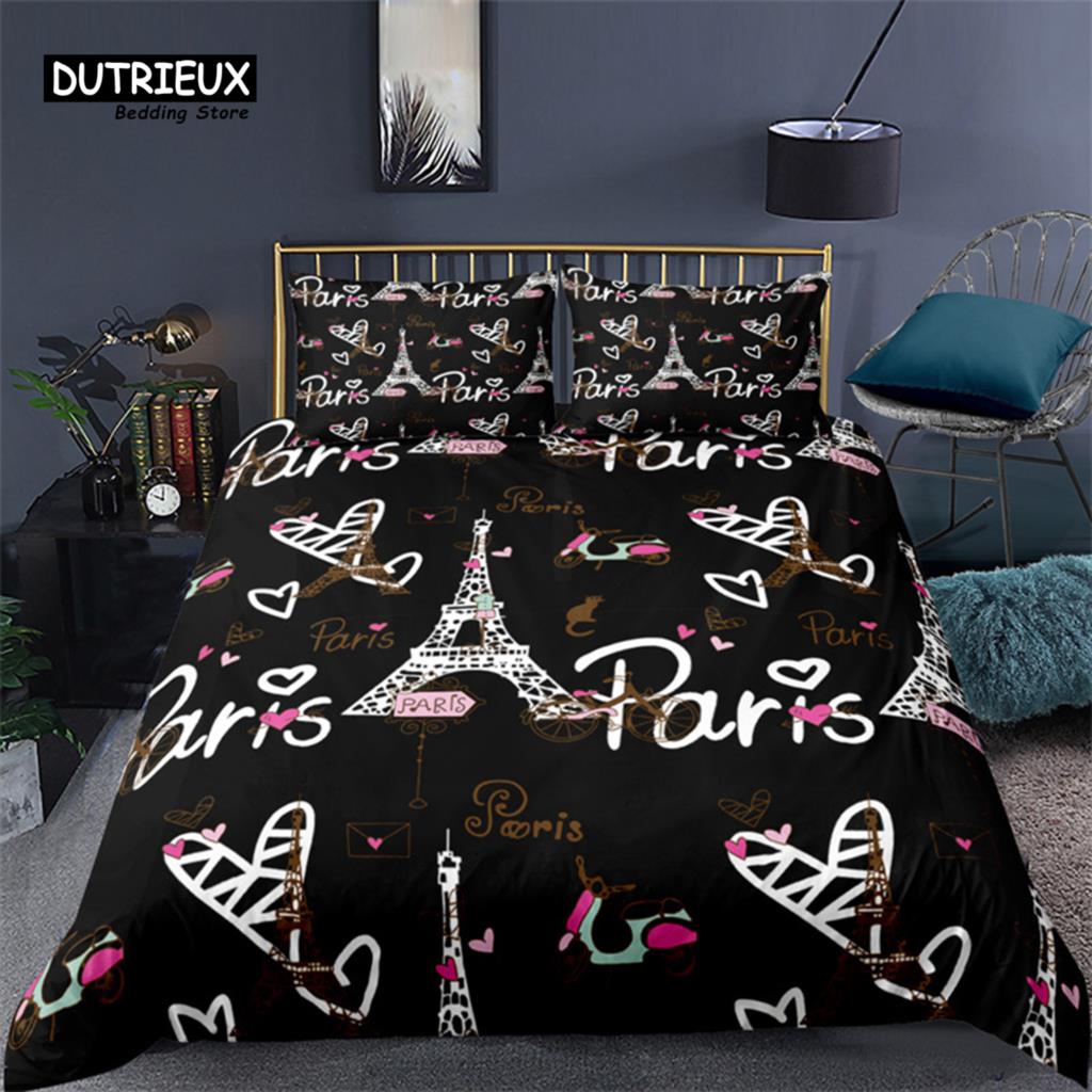 2/3PCS Soft Paris Eiffel Tower - đánh giá và giá Home Textiles Paris
