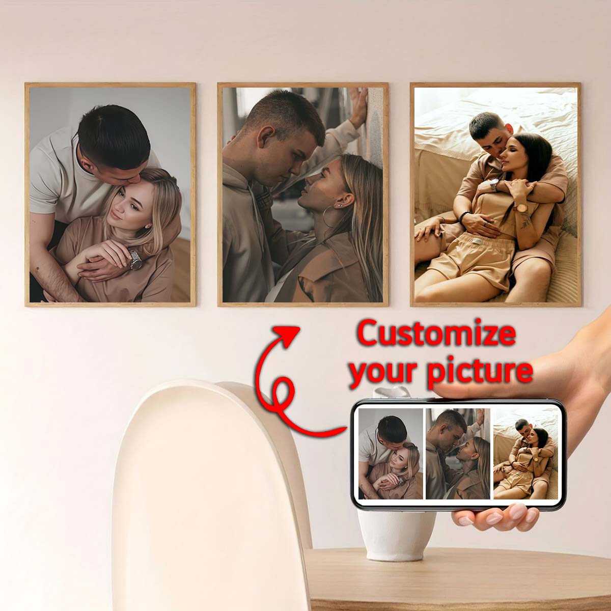 Triptych - 2D custom photo woo - đánh giá và giá Home Textiles Fabric