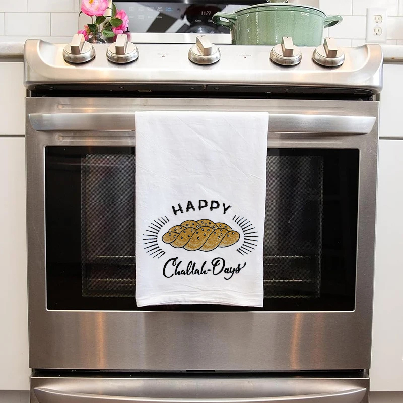 Happy Challah Days Hanukkah Ki - đánh giá và giá Home Textiles Towel