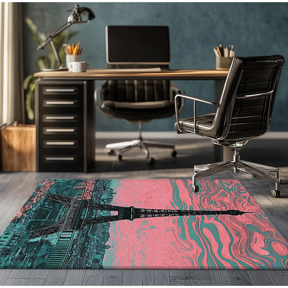 Crystal Velvet Rug Eiffel Towe - đánh giá và giá Home Textiles Paris