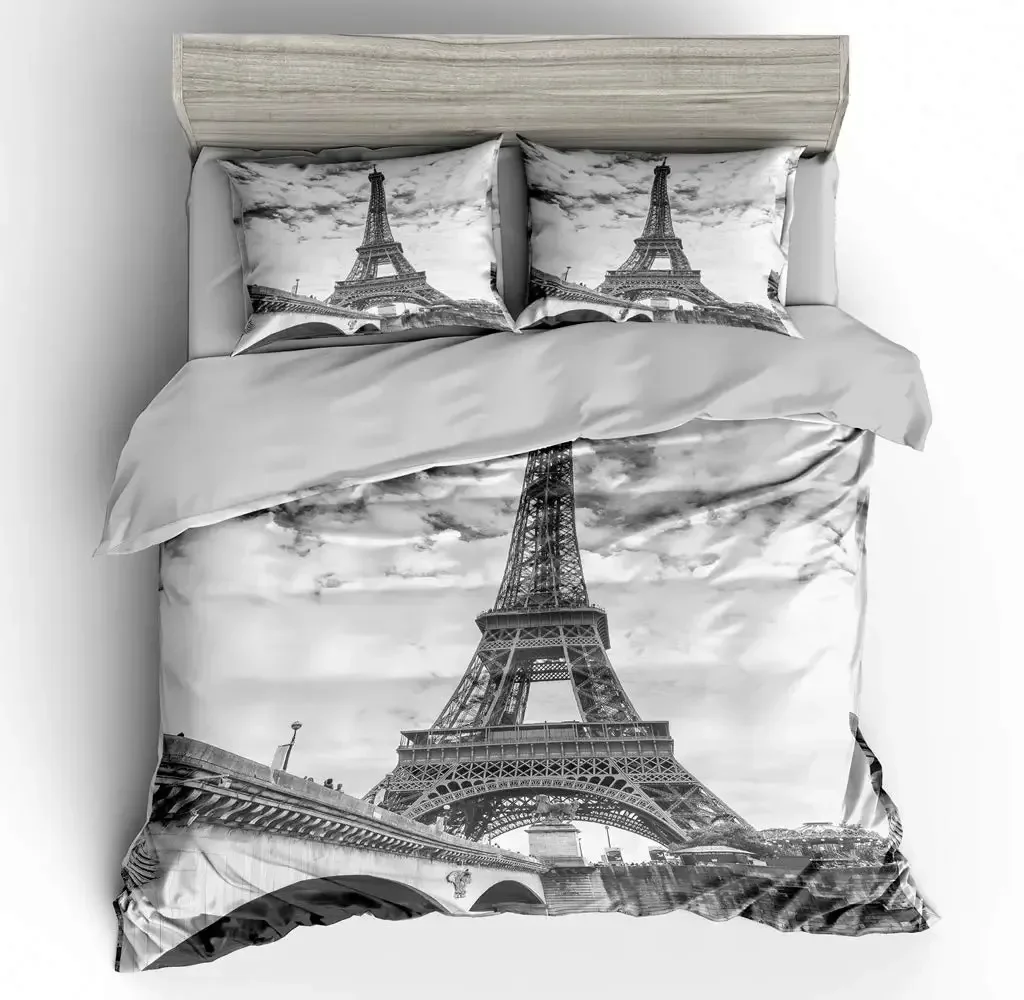 Eiffel Tower Paris Theme Comfo - đánh giá và giá Home Textiles Paris