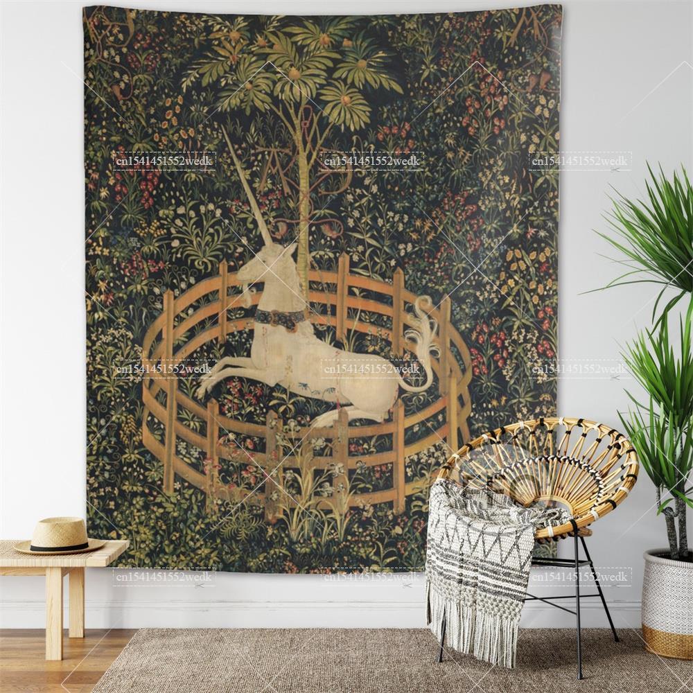 The Unicorn In Captivity Wall  - đánh giá và giá Home Textiles Towel