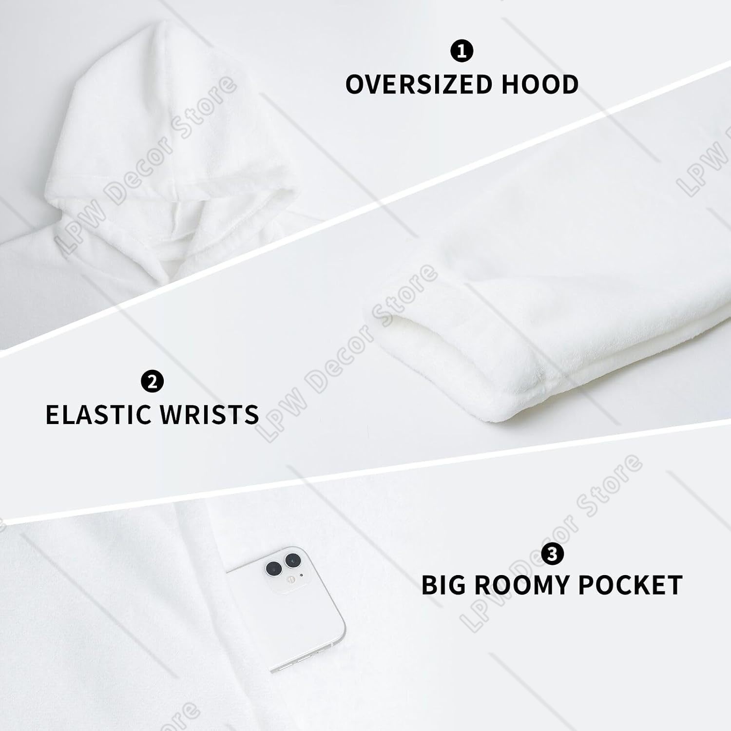 Tower Paris Print Blanket Hood - đánh giá và giá Home Textiles Paris