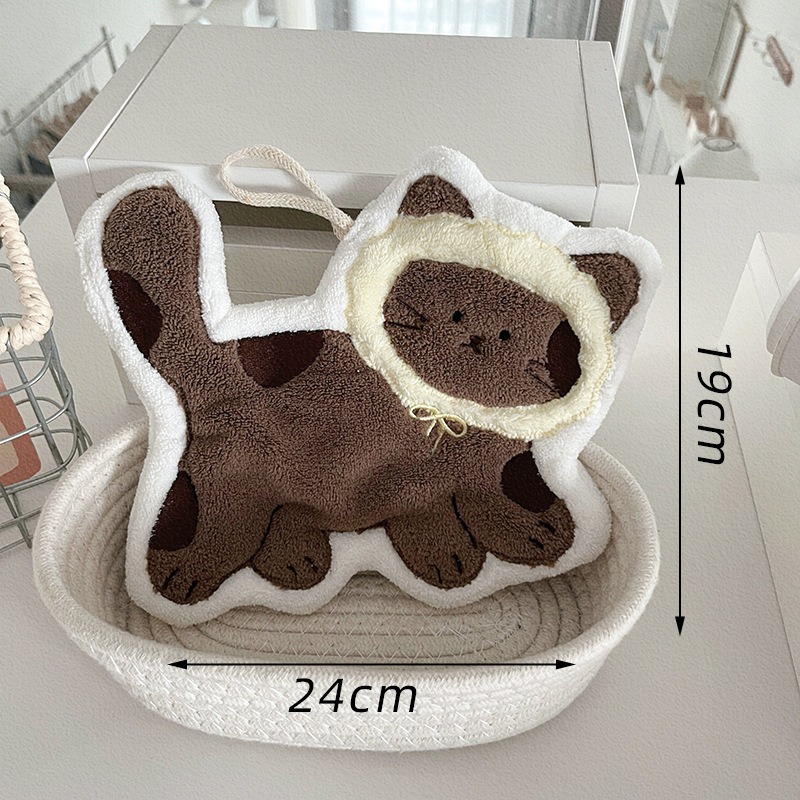 Creativity Cute Cat Shaped Han - đánh giá và giá Home Textiles Towel