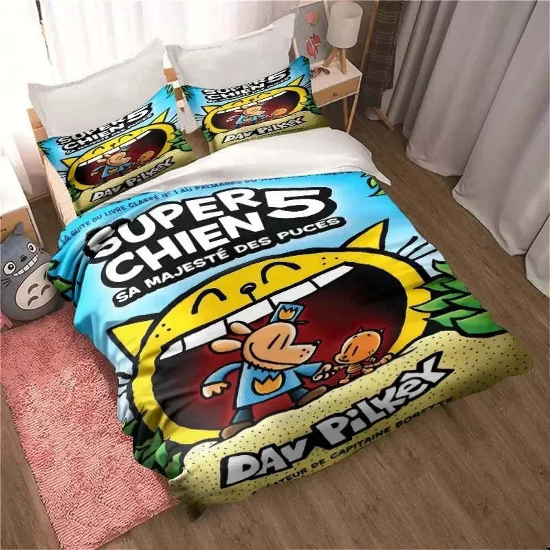 DOG MAN Cute Cartoon Pattern P - đánh giá và giá Linen Duvet Cover