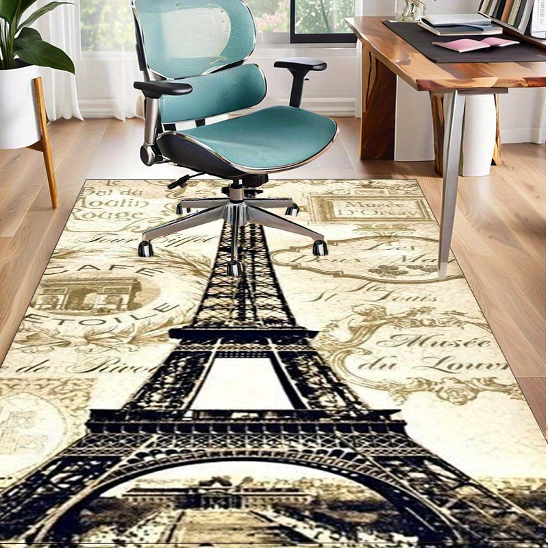 Eiffel Tower Paris Themed Rug  - đánh giá và giá Home Textiles Paris