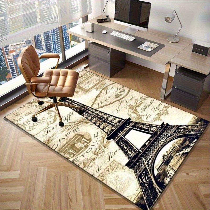Eiffel Tower Paris Themed Rug  - đánh giá và giá Home Textiles Paris