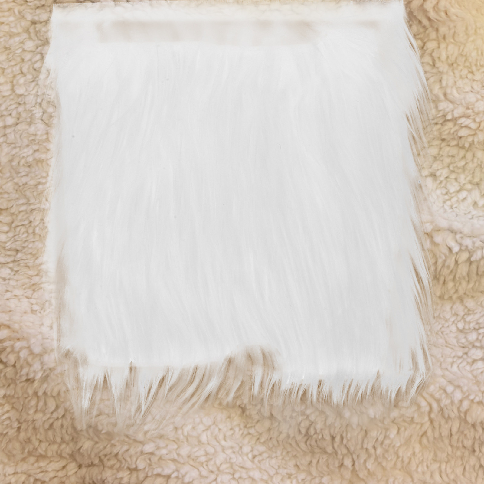 2Pcs Square Long Hair Faux Fab - đánh giá và giá Home Textiles Fabric