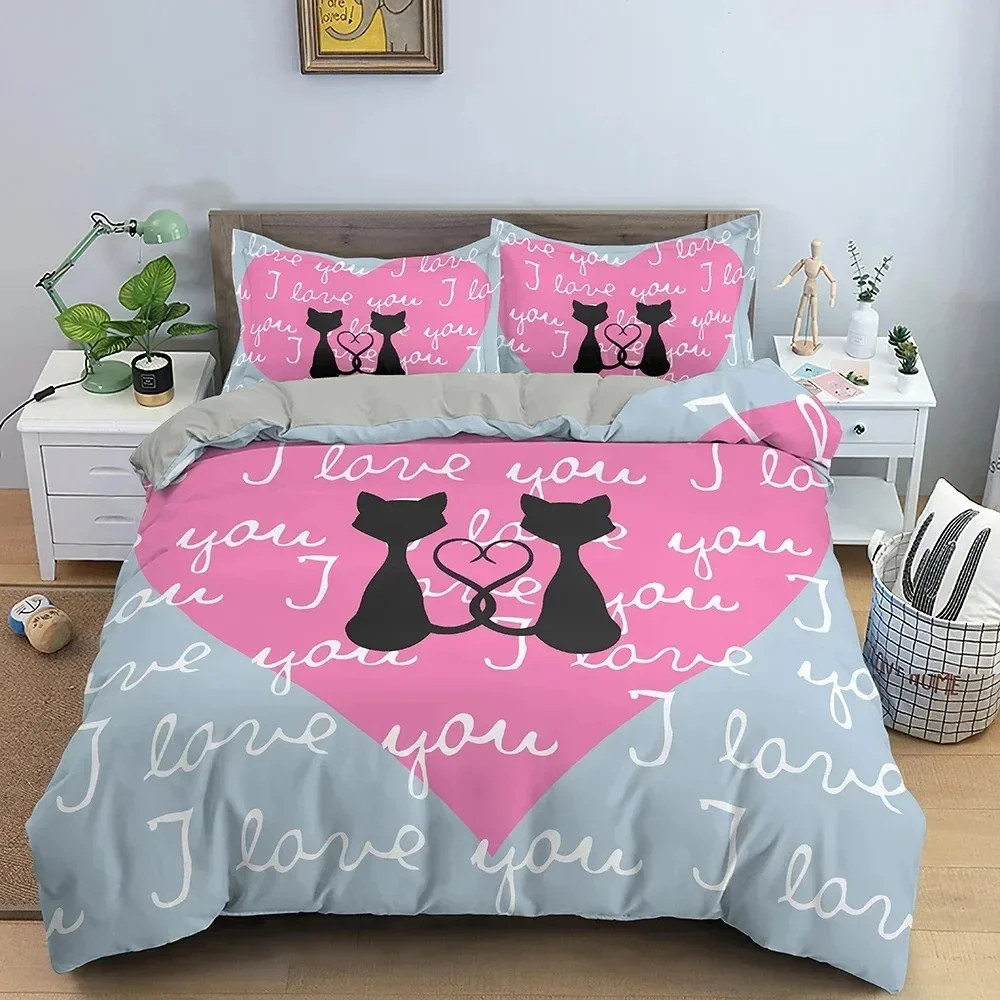 3D Love Heart Duvet Cover Pari - đánh giá và giá Home Textiles Paris