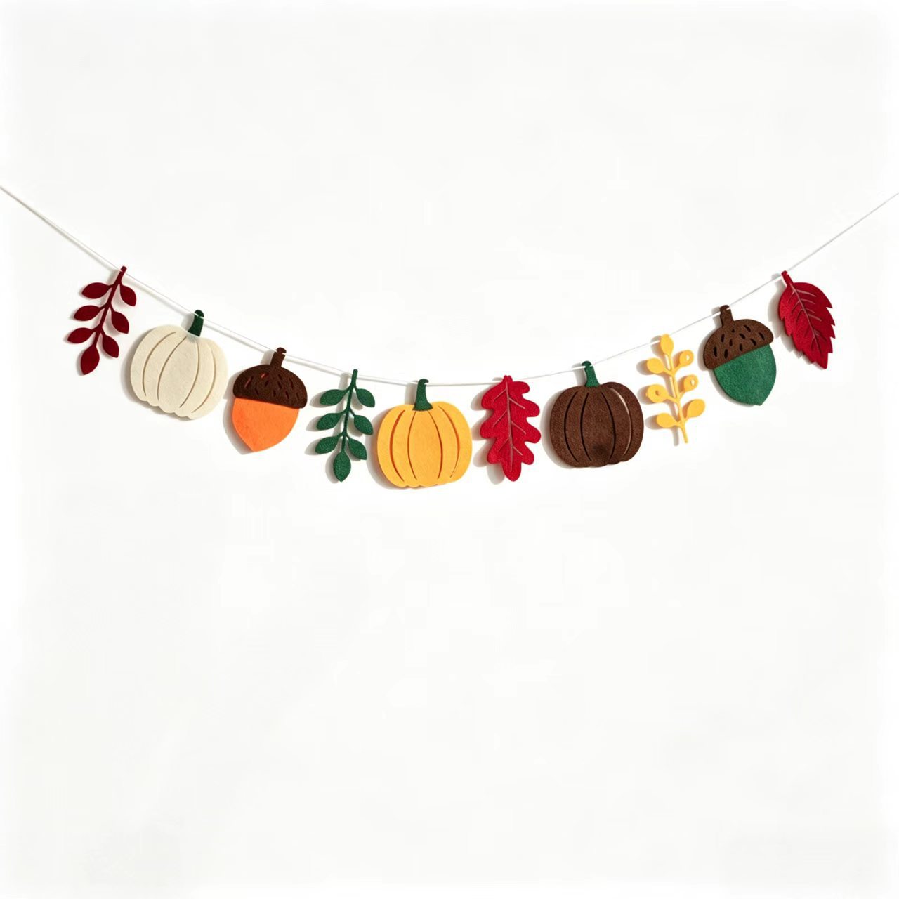 Autumn Pumpkin Leaves Flag Har - đánh giá và giá Home Textiles Fabric