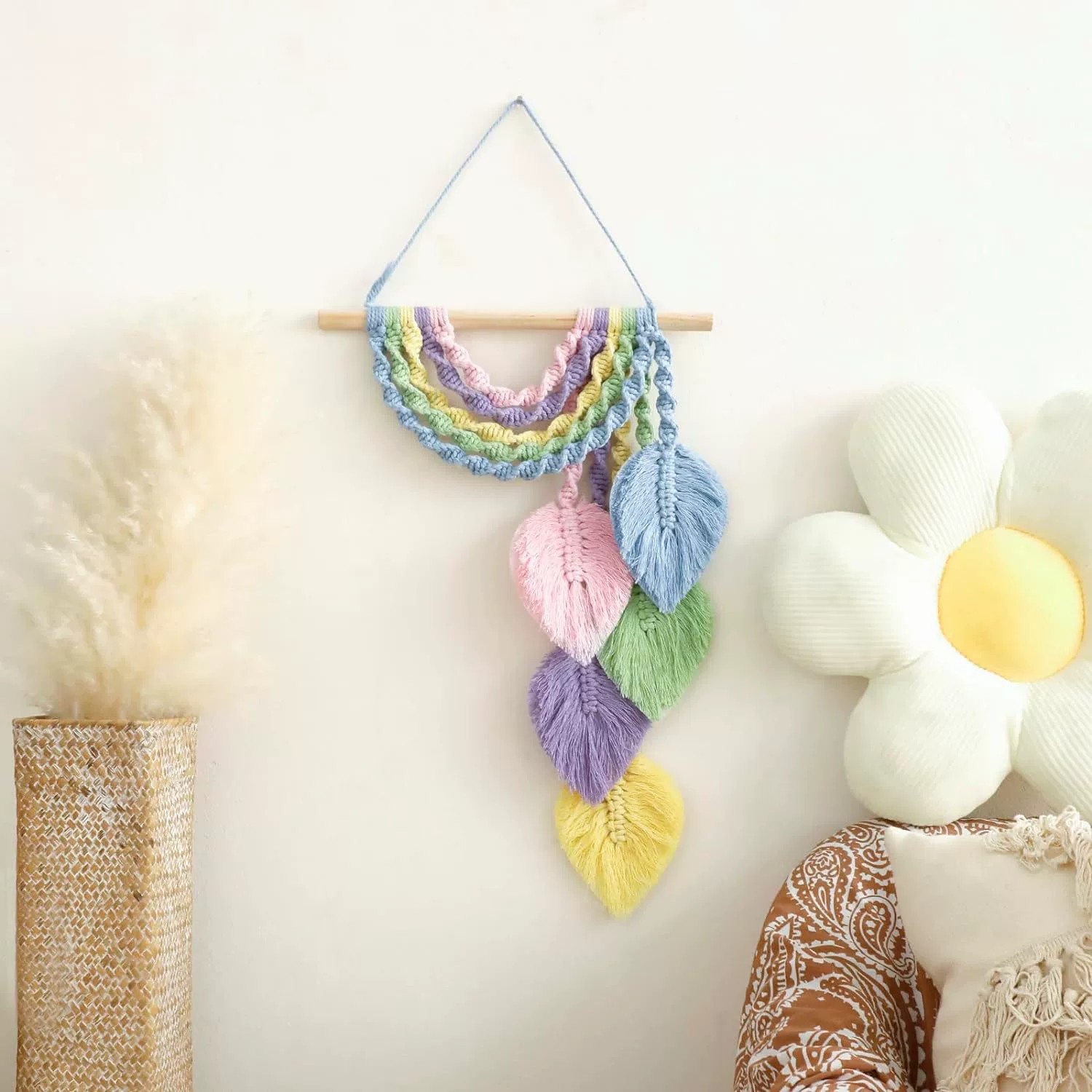 Tapestries Rainbow Leaves Feat - đánh giá và giá Home Textiles Europe