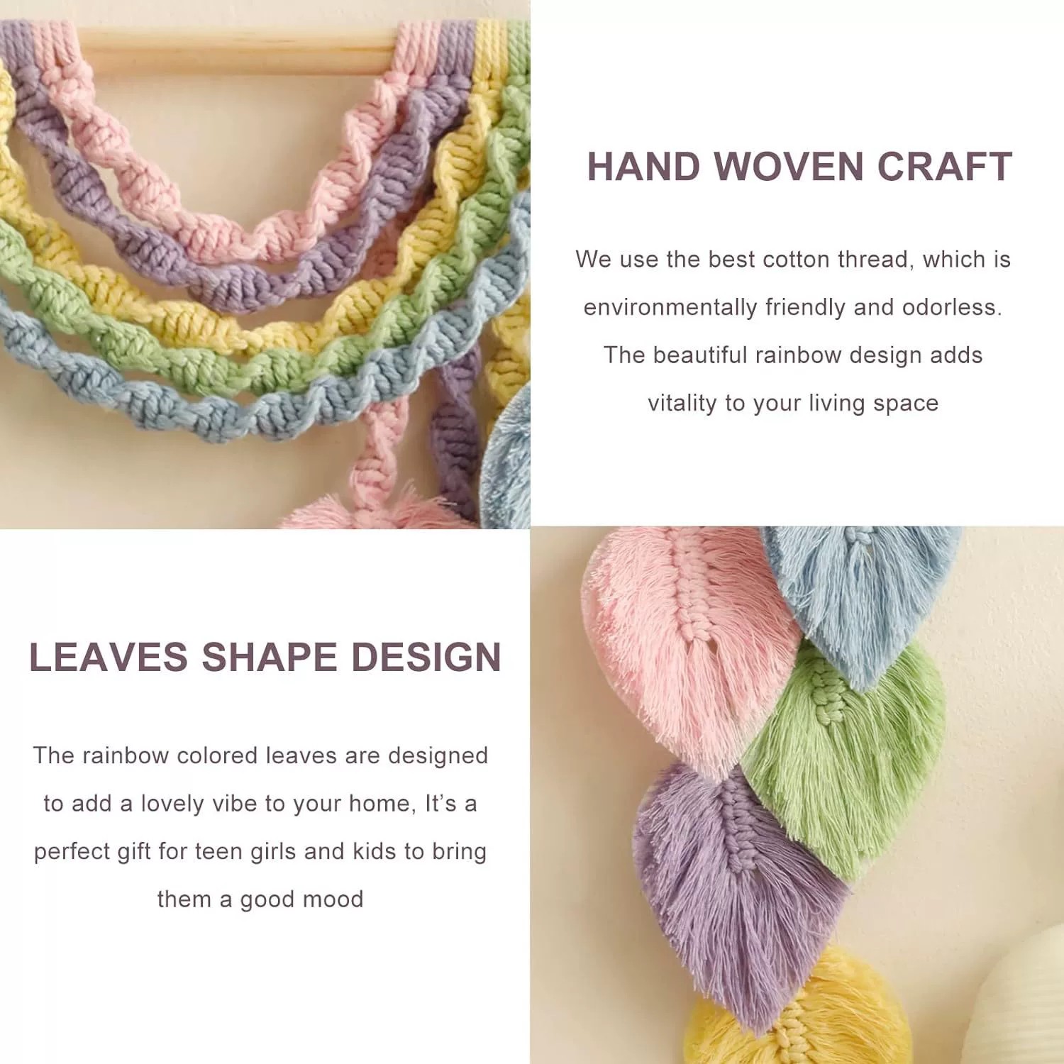 Tapestries Rainbow Leaves Feat - đánh giá và giá Home Textiles Europe