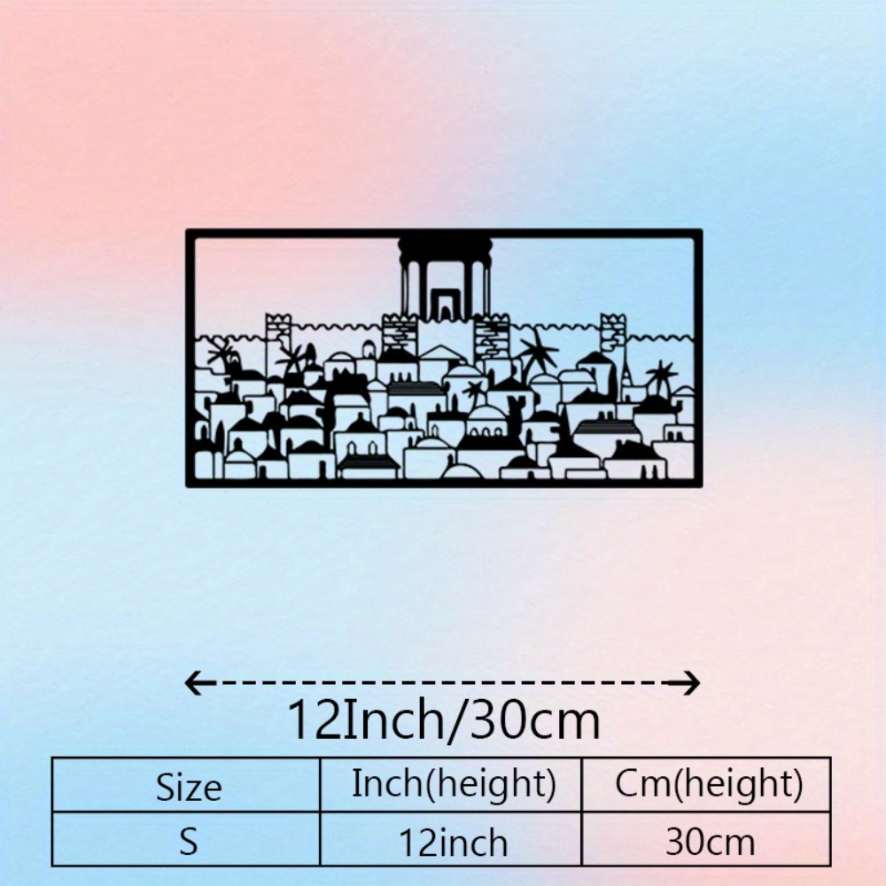 CIFBUY Metal Wall Art Jerusale - đánh giá và giá Home & Hotel Textiles Private Limited