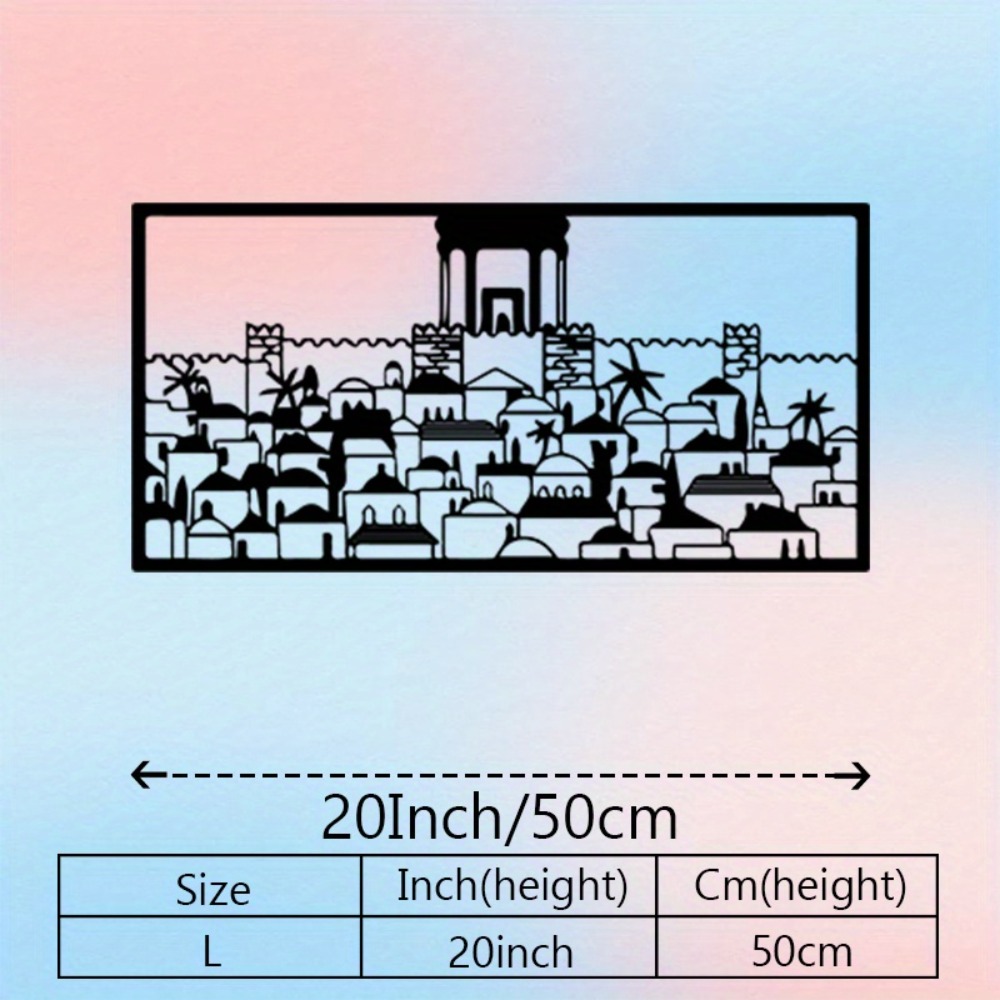 CIFBUY Metal Wall Art Jerusale - đánh giá và giá Home & Hotel Textiles Private Limited