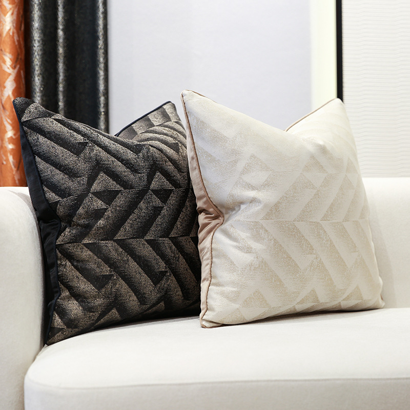 Đen Trắng Jacquard Ném Sang Tr - đánh giá và giá Pillow Cover 20X20